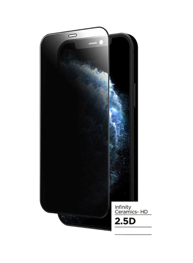 جوي روم لاصقة حماية للشاشة بخصوصية ذات جودة جيدة من الزجاج المقوى و2.5 أبعاد لجهاز آيفون 12 ميني شفاف - Image 3