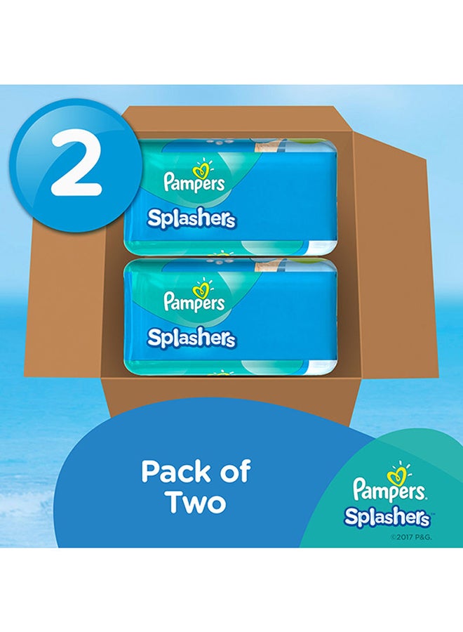 Pampers - Splashers Disposable Swim Pant Diaper, Carry Pack, Size 3-4 (6-12 Kg), 12 Count - Image 1