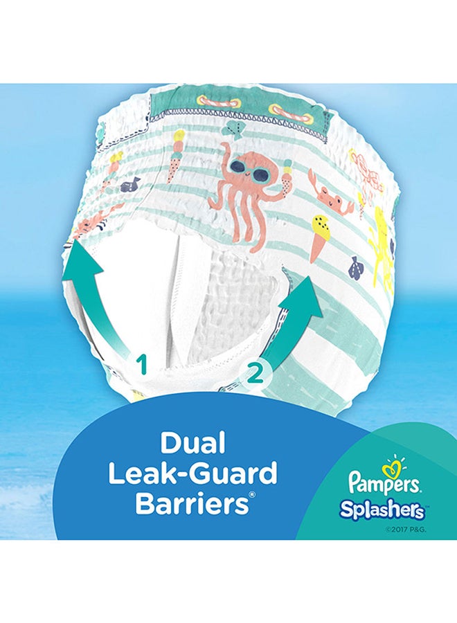 Pampers - Splashers Disposable Swim Pant Diaper, Carry Pack, Size 3-4 (6-12 Kg), 12 Count - Image 1
