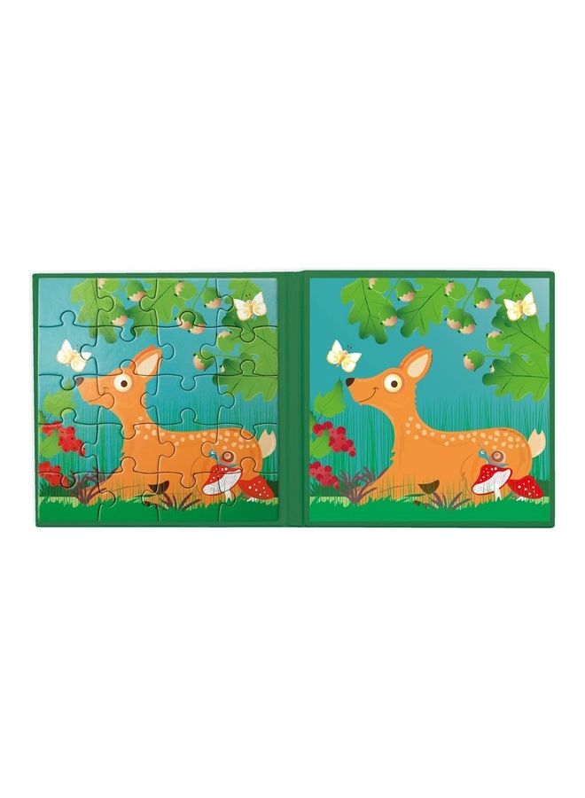 Scratch EUROPE - 20-Piece Magnetic Puzzle Book To Go - Forest Life - Image 1