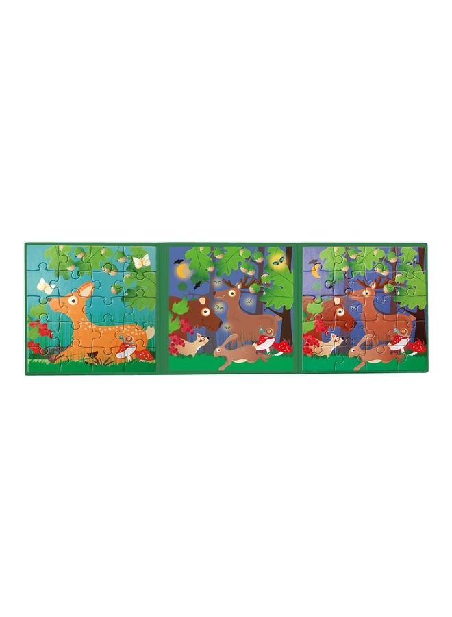 Scratch EUROPE - 20-Piece Magnetic Puzzle Book To Go - Forest Life - Image 1
