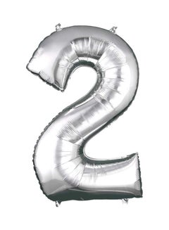Anagram Number 2 Super Shape Foil Balloon 55x83inch Decorations Party Supplies 55x83inch 