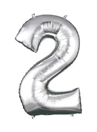 Number 2 Super Shape Foil Balloon 55x83inch Decorations Party Supplies 55x83inch - v1617104147/N45952051A_1