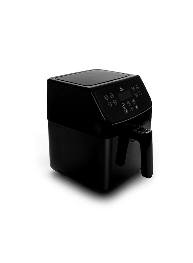 evvoli Digital Air Fryer LED Digital Touch Screen Timer and Temperature Control 8 Preset Programs 5.5 L 1700 W EVKA-AF5508B Black - Image 3
