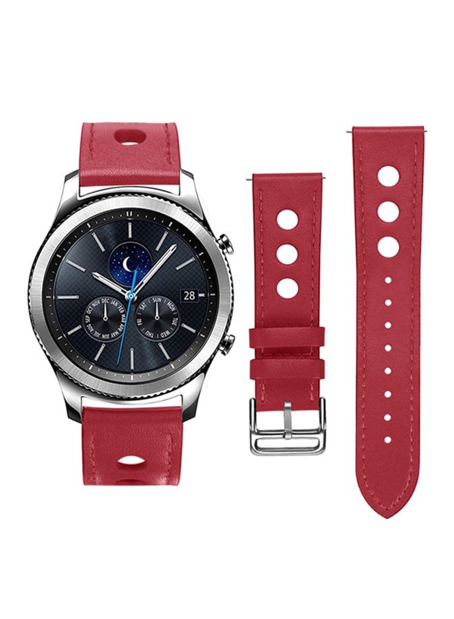 Ozone Replacement Strap For Samsung Gear S3 Red - Image 2