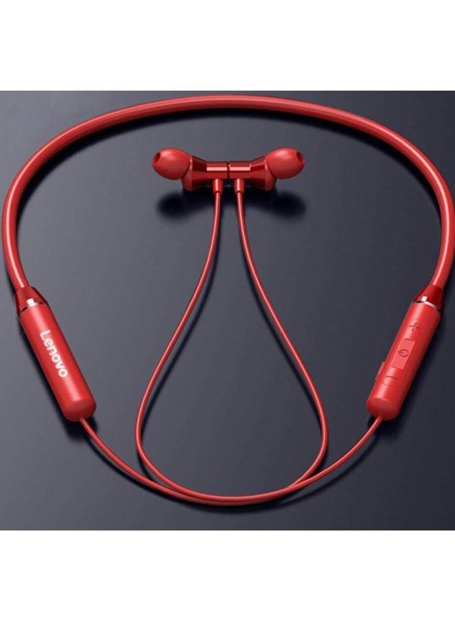 لينوفو سماعة أذن داخلية لاسلكية بخاصية البلوتوث أحمر - Image 3