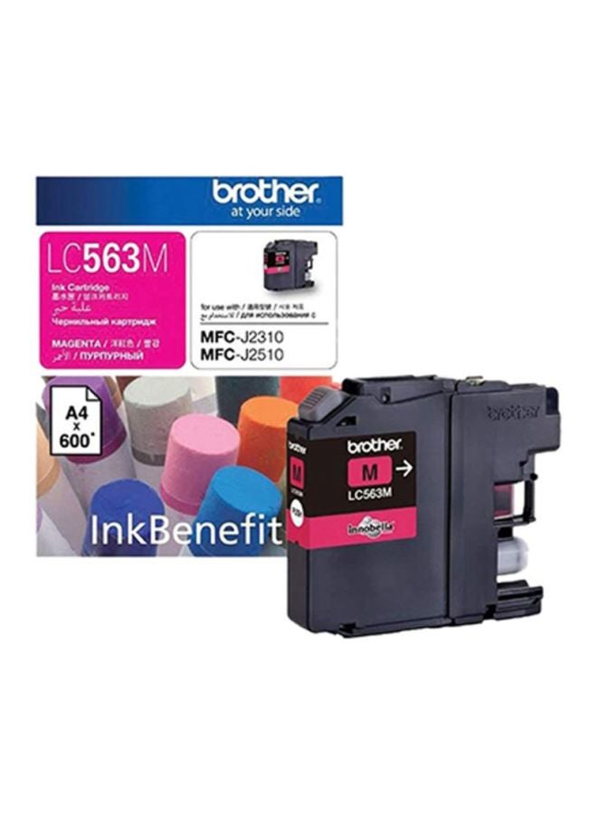 brother LC563 Ink Cartridge For Inkjet Printer Pink - Image 1