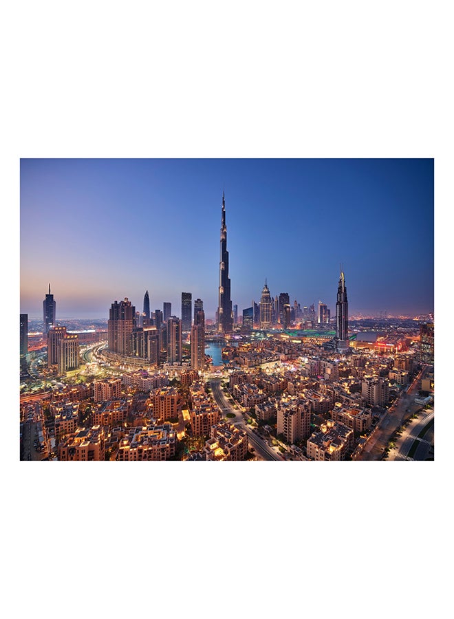 Ravensburger 1000‑Piece Downtown Dubai Jigsaw Puzzle – Burj Khalifa & Dubai Skyline at Night with Marina Reflections, SoftClick Precision Fit, Premium Matte Finish | 16467‑7 37.3x27.3x5.5cm - Image 3
