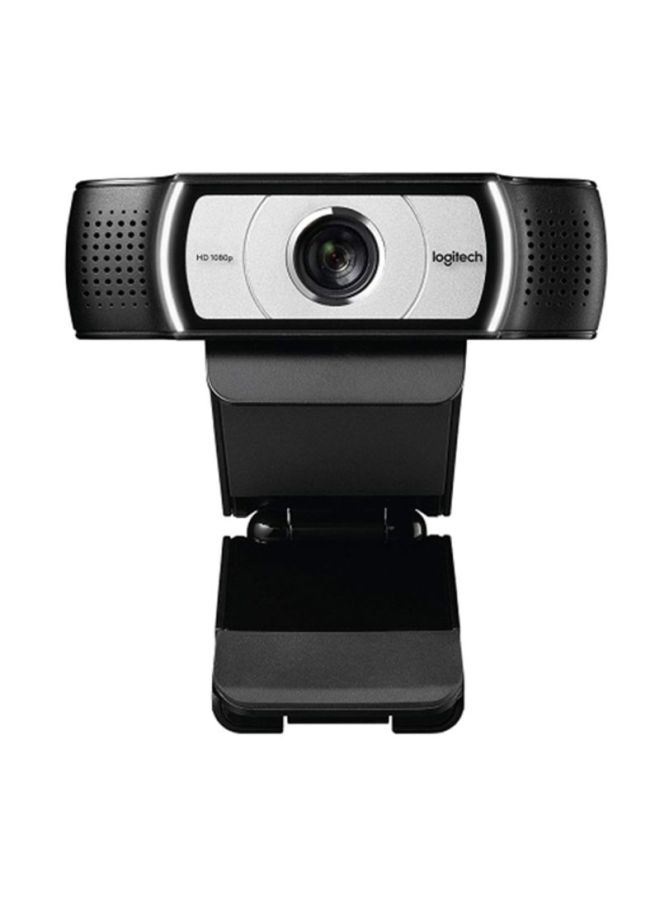 Logitech - C930E Full HD Webcam Black/Silver - Image 1