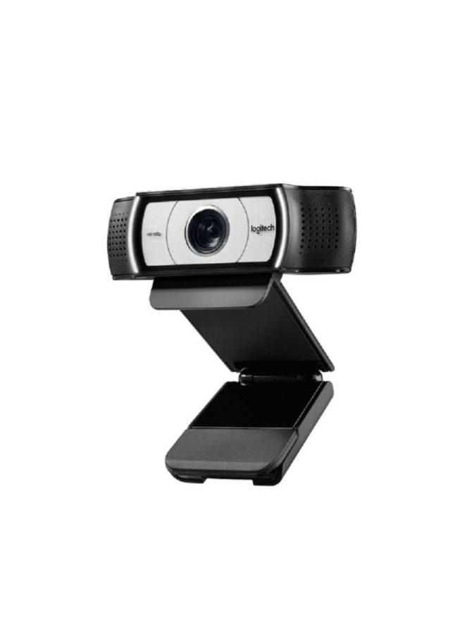 Logitech - C930E Full HD Webcam Black/Silver - Image 1
