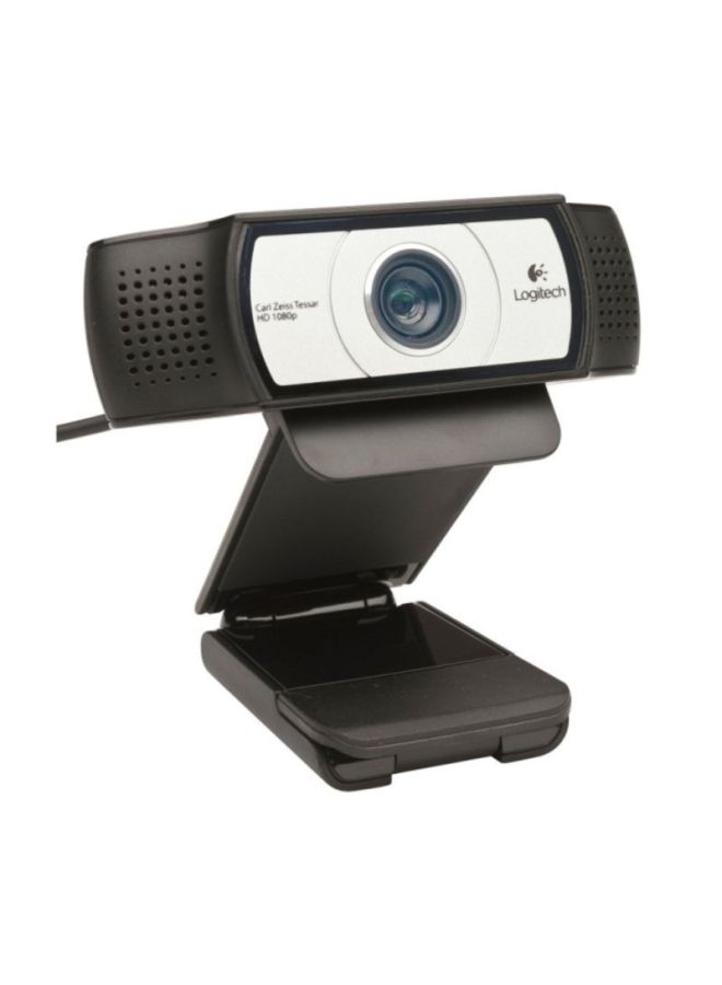 Logitech - C930E Full HD Webcam Black/Silver - Image 1
