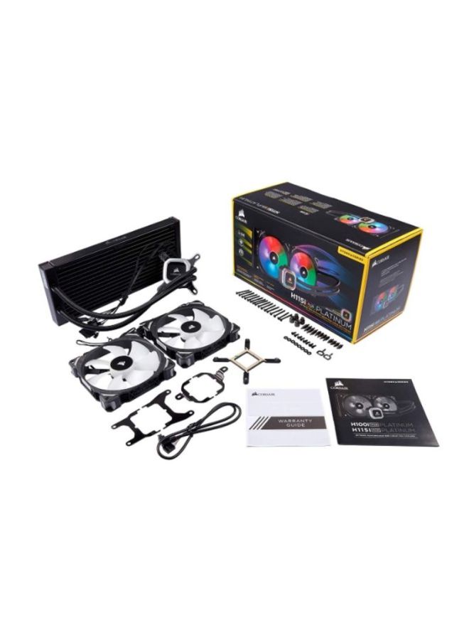CORSAIR - Hydro Series Liquid CPU Cooler Black - Image 1
