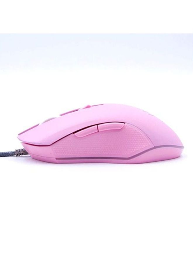 Beauenty LED Light Optical Gaming Mouse Pink - Image 2