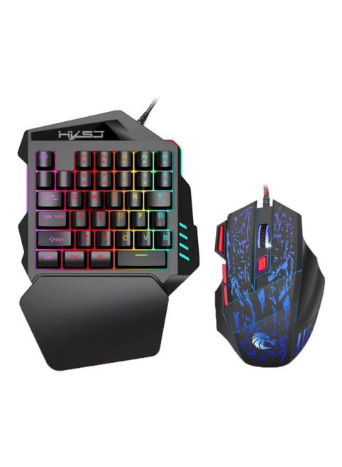 One Handed Gaming Keyboard And Mouse Set