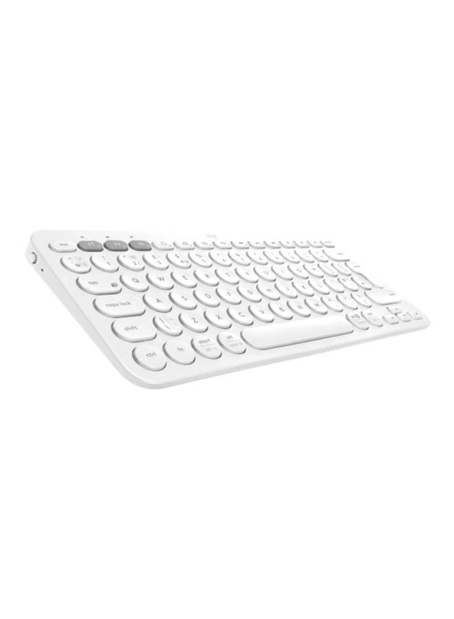Logitech - Wireless Bluetooth Keyboard White - Image 1