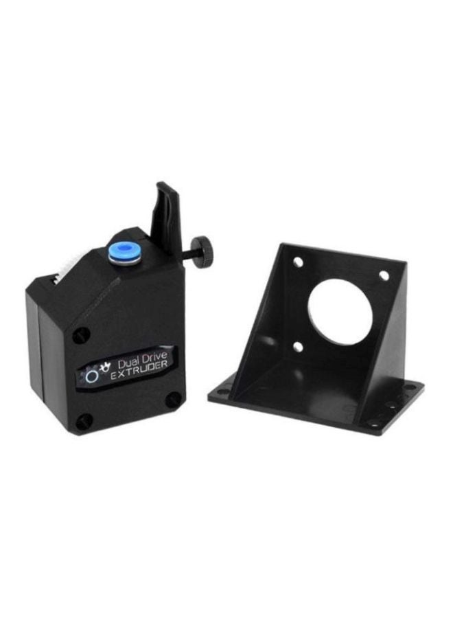 Aibecy Dual Drive Extruder Gear With Motor Bracket Black  - Image 1