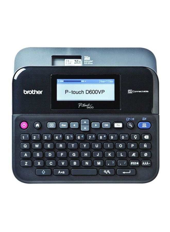 brother - Professional Desktop Label Printer PT-D600VP Black - Image 1