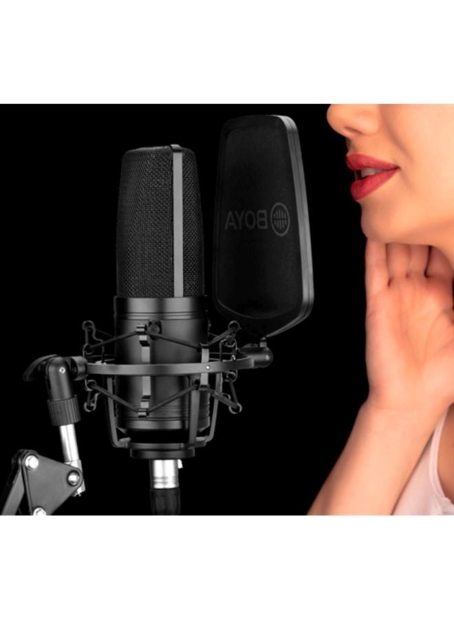 BOYA - Large Diaphragm Studio Microphone M1000 Black - Image 1
