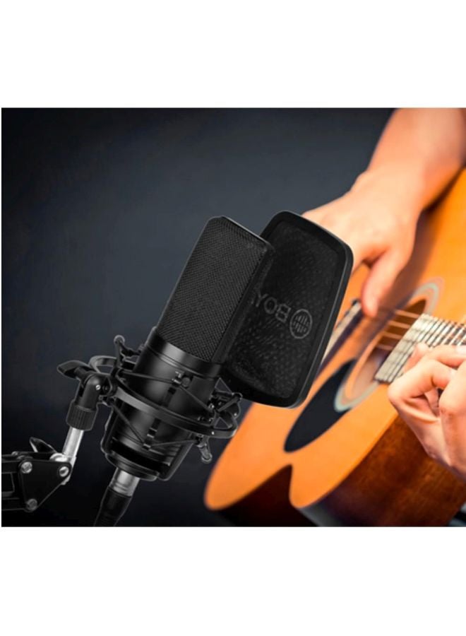 BOYA - Large Diaphragm Studio Microphone M1000 Black - Image 1