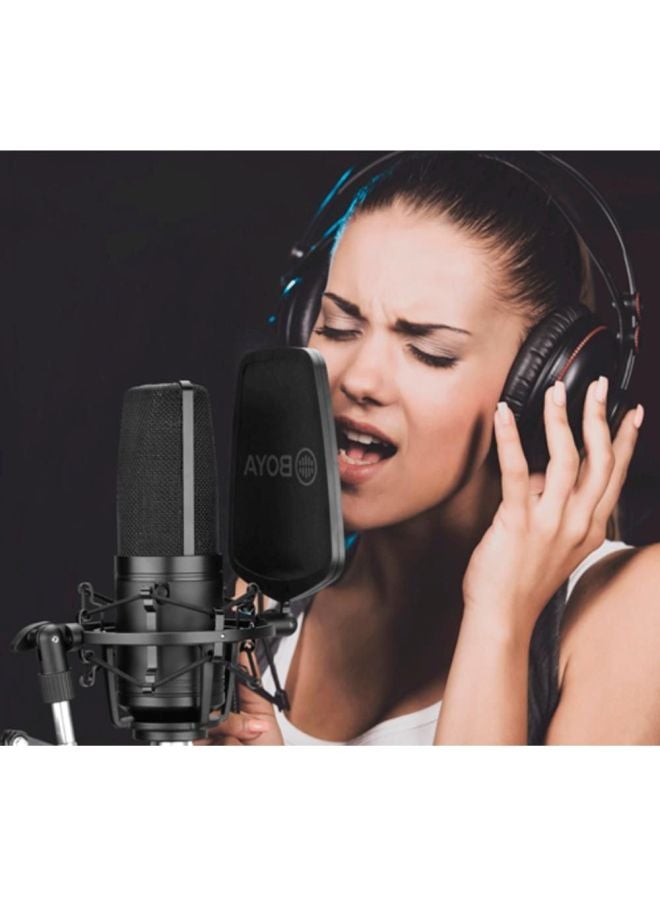 BOYA - Large Diaphragm Studio Microphone M1000 Black - Image 1