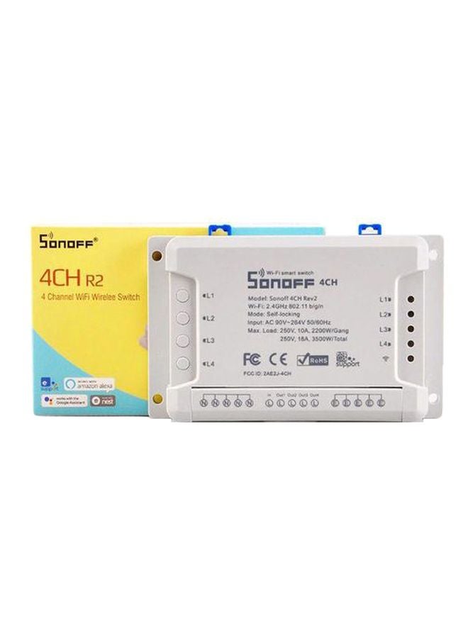سونوف 4CH R2 4 Channel Wifi Smart Switch Mobile Phone Remote Control Timer  - Image 1