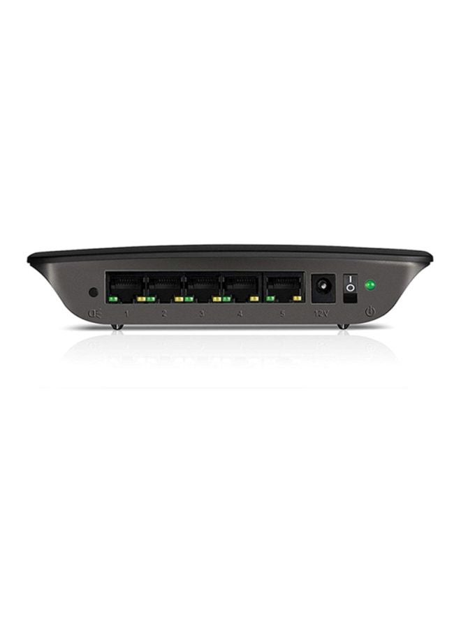 LINKSYS - 5 Port Gigabit Ethernet Switch Black - Image 1