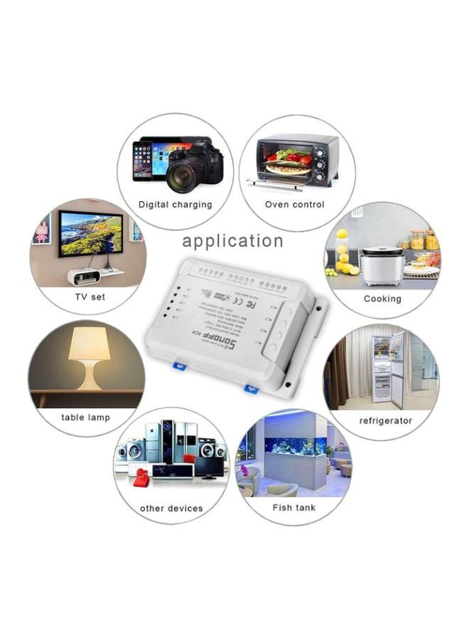 سونوف 4CH R2 4 Channel Wifi Smart Switch Mobile Phone Remote Control Timer  - Image 3