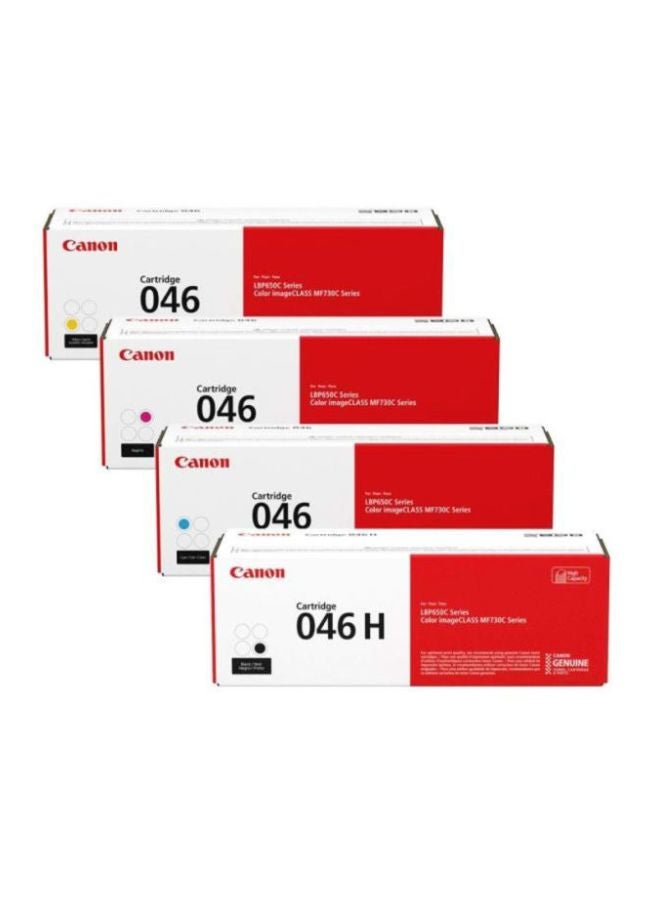 كانون طقم خراطيش حبر للصور الملونة متوافقة مع طابعات LBP650C / MF730C مكون من 4 قطع متعدد الألوان - Image 2