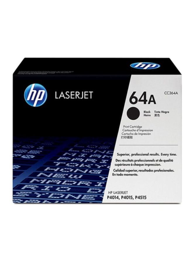 HP 64A LaserJet Ink Toner Cartridge Black - Image 2