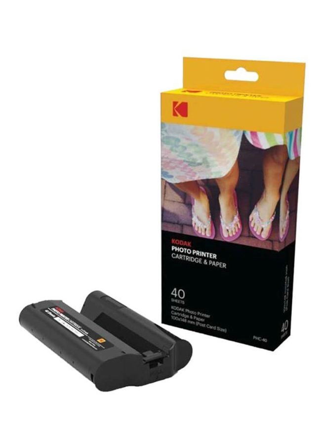 Kodak 40-Sheet Photo Printer Cartridge Black - Image 2