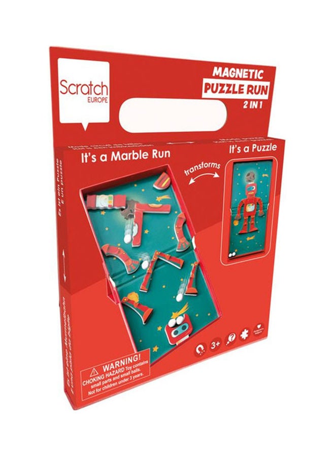 Scratch EUROPE - 11-Piece Magnetic Puzzle Run 15.7 x 2.6 x 20.5cm - Image 1