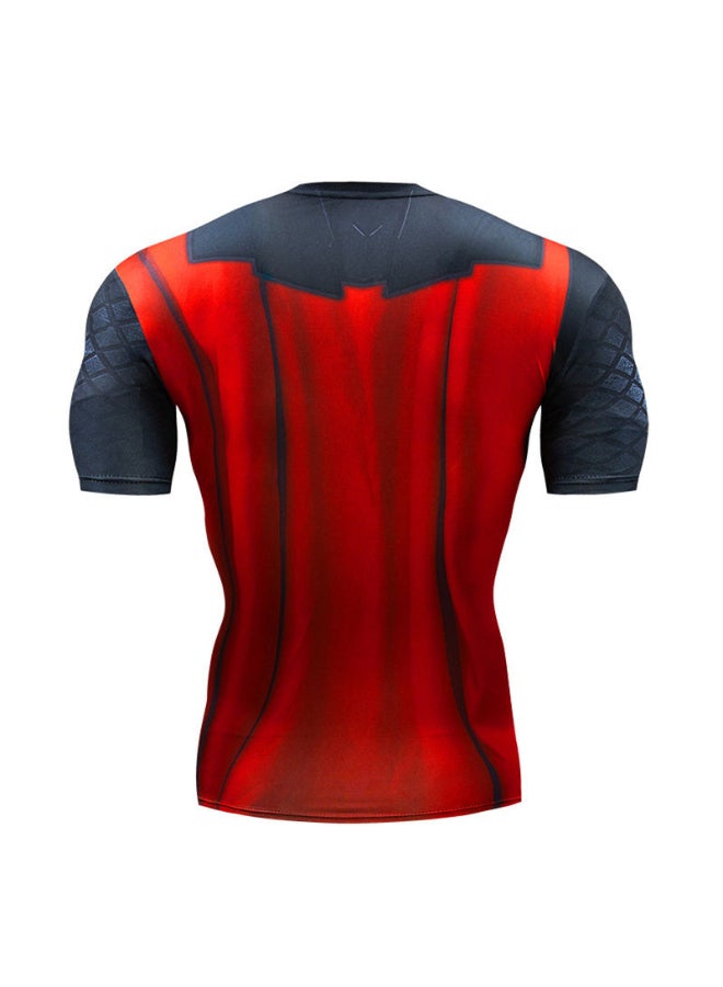 3D Printed Quick-Drying T-Shirt Dark Blue - Image 2