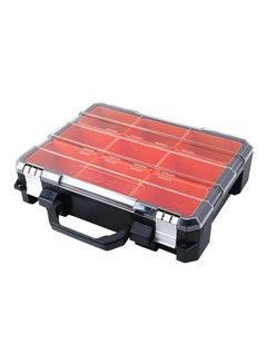 تاكتيكس منظّم قوي مكون من 9 حجيرات TTX-320060 أسود/برتقالي/شفاف  - Image 1