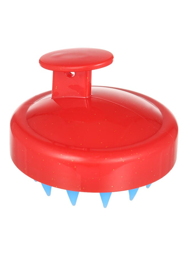 Soft Silicone Head Massager Comb Red/Blue - Image 1