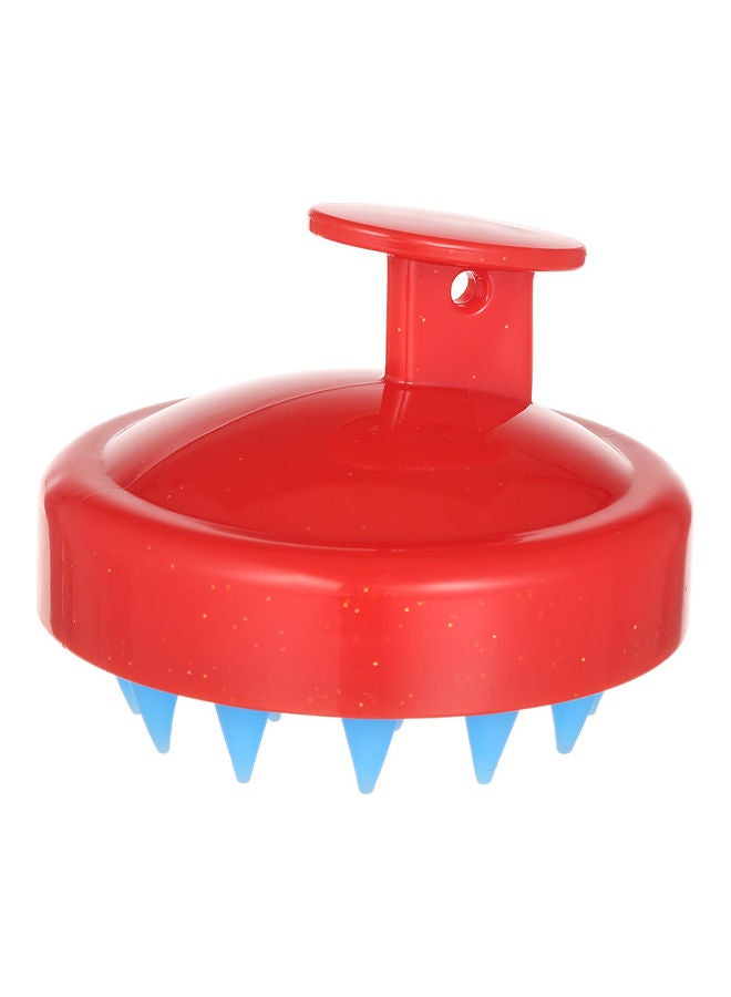 Soft Silicone Head Massager Comb Red/Blue - Image 2