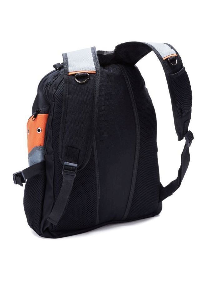 Tactix - Tactix Tools Backpack - 18 pockets, Padded Shoulder straps, Stylish Black, Grey and Orange Design, Convenient for Easy Transport, Dimensions: 47 x 35 x 28 cm- 323147 black/grey/orange - Image 1
