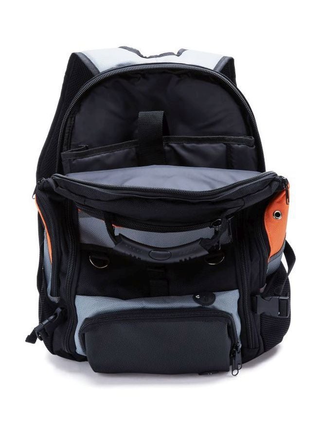 Tactix - Tactix Tools Backpack - 18 pockets, Padded Shoulder straps, Stylish Black, Grey and Orange Design, Convenient for Easy Transport, Dimensions: 47 x 35 x 28 cm- 323147 black/grey/orange - Image 1