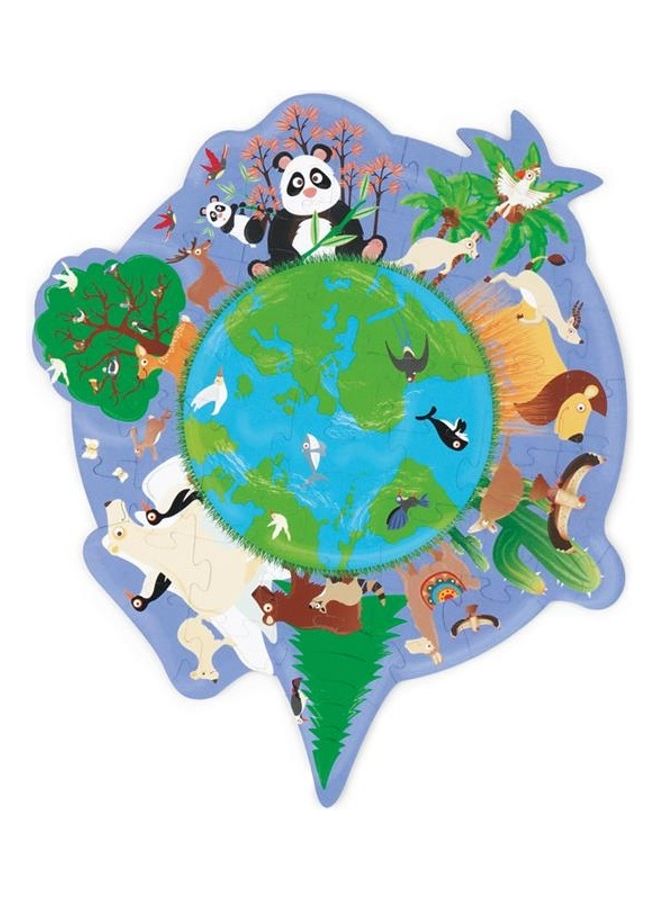Scratch EUROPE - 45-Piece World Contour Puzzle - Image 1