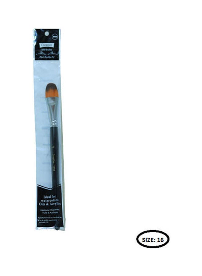 فرشاة شعر ناعمة كرييتف أرتيست فضي/ أسود/ أصفر - Image 1