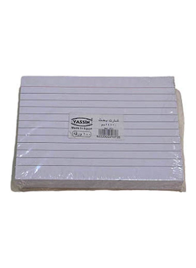 Yassin Pack Of Index Card 100sheets 