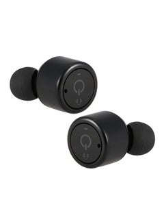 docooler Bluetooth In Ear Headset With Mic Black  - Image 1