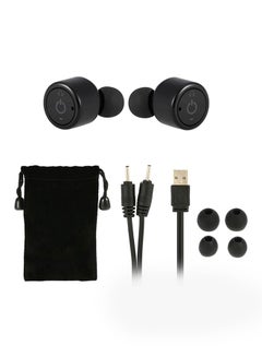 docooler Bluetooth In Ear Headset With Mic Black  - Image 3