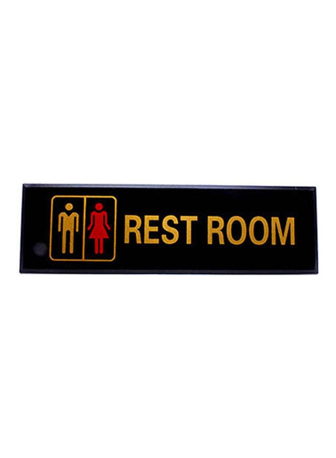 Generic Adhesive Banner Of Best Room 24*7Cm Black 