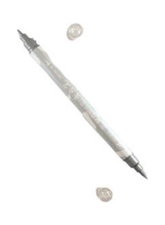 M&G 2 Head Metallic Permanent Pen Silver 