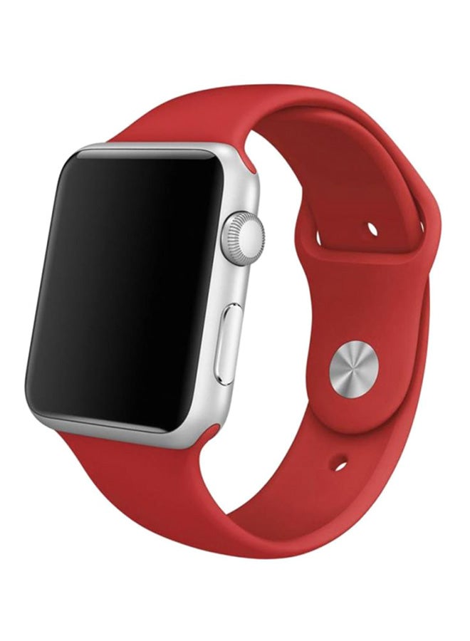 Voberry - Replacement Band For Apple Watch Series 1/2 42mm Red - Image 1