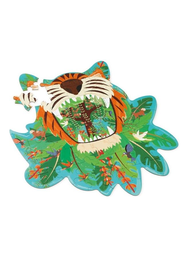 Scratch EUROPE - 58-Piece Tiger Contour Puzzle - Image 1