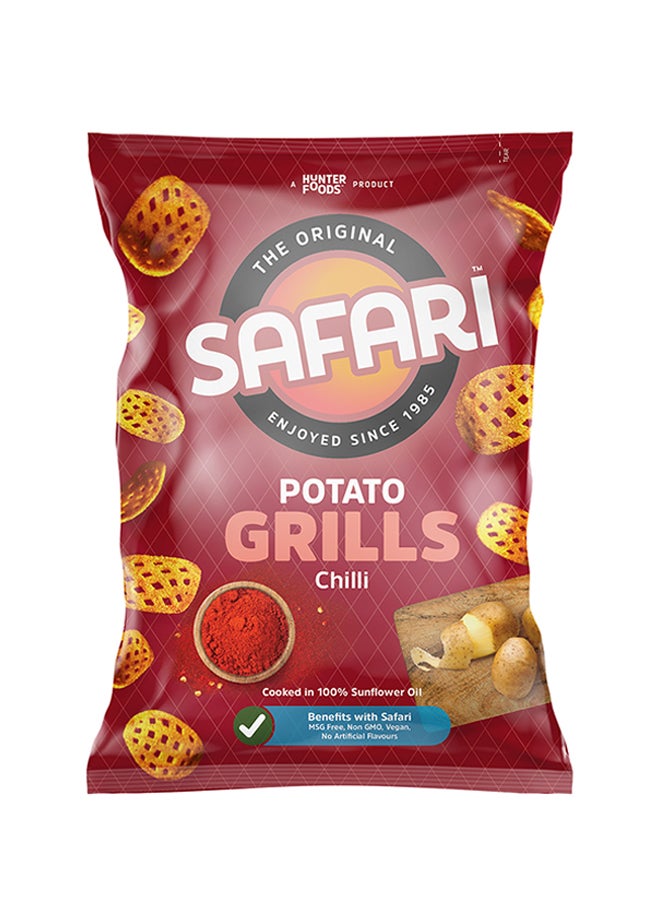 Safari Chilli Flavour Potato Grills 60grams
