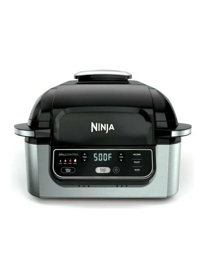Ninja - Foodi Health Grill And Air Fryer 5.7 L 1760 W AG301ME Black/Silver - Image 1