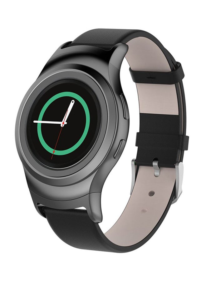 Voberry Replacement Leather Strap For Samsung Gear S2 SM-R720/SM-R730 Black - Image 4
