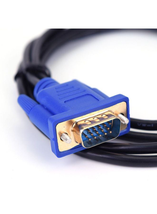 أليش كابل عالي الدقة من HDMI إلى VGA أسود/ذهبي  - Image 2